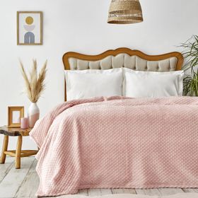 Karaca Home Alice Pudra Tek Kişilik Tomurcuk Battaniye