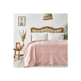 Karaca Home Alice Pudra Tek Kişilik Tomurcuk Battaniye