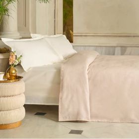 Karaca Home Alya Fistolu Bambu Pudra Çift Kişilik Pike