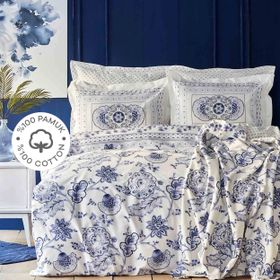 Karaca Home Amar Mavi Tek Kişilik Nevresim Takımı