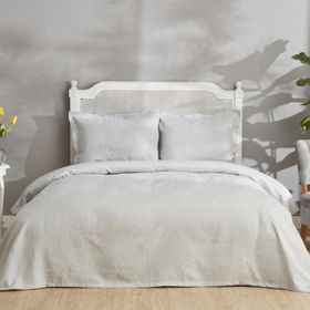 Karaca Home Amelie Açık Mavi PP Çift Kişilik Yatak Örtüsü Seti