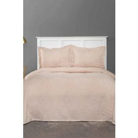 Karaca Home Amelie Bej Çift Kişilik Yatak Örtüsü Set