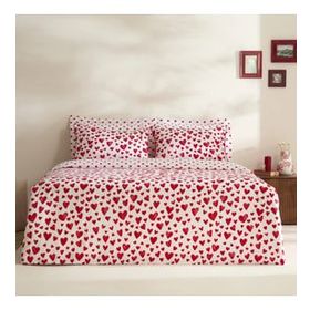 Karaca Home Amour Bliss %100 Pamuk Kırmızı Çift Kişilik Nevresim Takımı