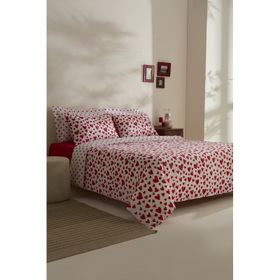 Karaca Home Amour Bliss %100 Pamuk Kırmızı Tek Kişilik Nevresim Takımı
