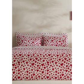 Karaca Home Amour Bliss %100 Pamuk Kırmızı Tek Kişilik Nevresim Takımı