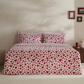 Karaca Home Amour Bliss %100 Pamuk Kırmızı Tek Kişilik Nevresim Takımı