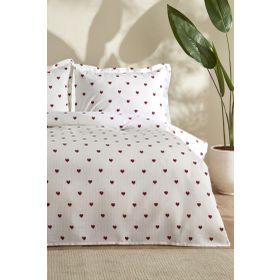 Karaca Home Amour Kırmızı Tek Kişilik Pike Takımı