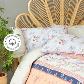 Karaca Home Andre Multi Çift Kişilik %100 Pamuk Fitted Nevresim Takımı
