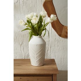 Karaca Home Angel 14.7x14.7x25.5 cm Beyaz Vazo