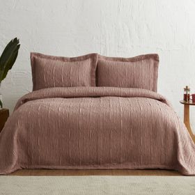 Karaca Home Angle Çift Kişilik Pudra Yatak Örtüsü Seti