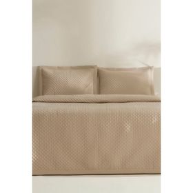 Karaca Home Anna Bej Çift Kişilik Yatak Örtüsü