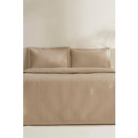 Karaca Home Anna Bej Çift Kişilik Yatak Örtüsü