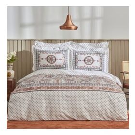 Karaca Home Aprika Kiremit %100 Pamuk Tek Kişilik Nevresim Takımı