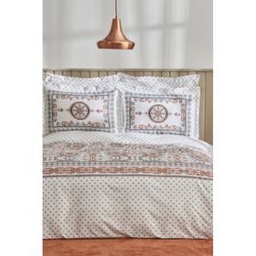 Karaca Home Aprika Kiremit %100 Pamuk Tek Kişilik Nevresim Takımı