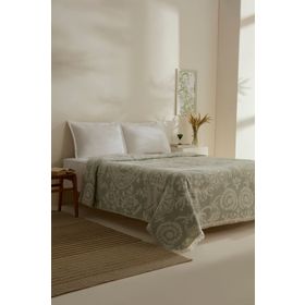 Karaca Home Avery Müslin Gri Çift Kişilik Tek Pike