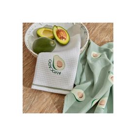 Karaca Home Avocado Green Pamuk 2 Parça Mutfak Havlusu