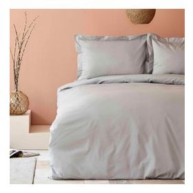 Karaca Home Back To Basic %100 Pamuk Gri Çift Kişilik Nevresim Takımı