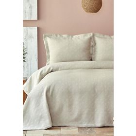 Karaca Home Back To Basic Bej Tek Kişilik Yatak Örtüsü