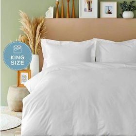Karaca Home Back To Basic Beyaz Pamuk Çift Kişilik 200x220 cm Nevresim Takımı