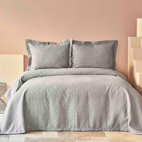 Karaca Home Back To Basic Gri Tek Kişilik Yatak Örtüsü