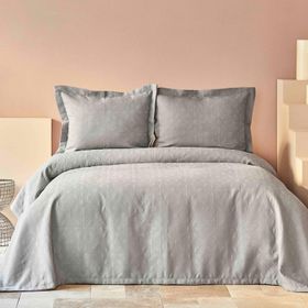Karaca Home Back To Basic Gri Tek Kişilik Yatak Örtüsü