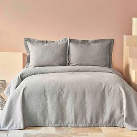 Karaca Home Back To Basic Gri Tek Kişilik Yatak Örtüsü