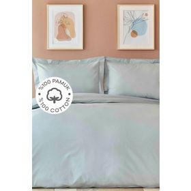 Karaca Home Back To Basic Mavi Pamuk Tek Kişilik Nevresim Takımı
