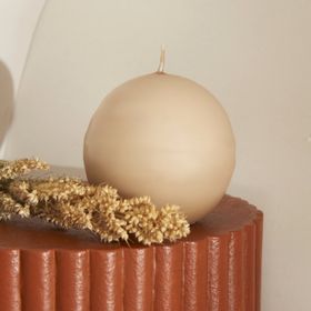Karaca Home Ball Ekru 6 cm Mum