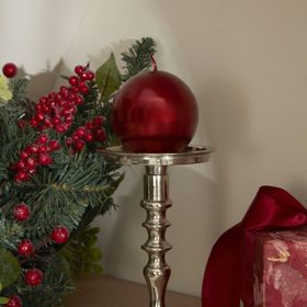Karaca Home Ball Kırmızı 7 cm Mum