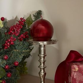 Karaca Home Ball Kırmızı 7 cm Mum