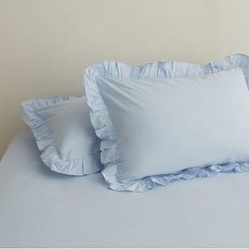 Karaca Home Basic 2'li Mavi Yastık Kılıfı
