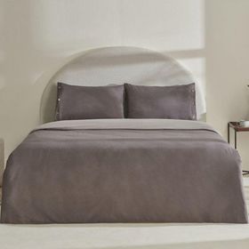 Karaca Home Basis Antrasit %100 Pamuk Tek Kişilik Nevresim Takımı