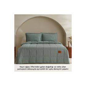 Karaca Home Benji Çift Kişilik Modal Comfort Yeşil Uyku Seti