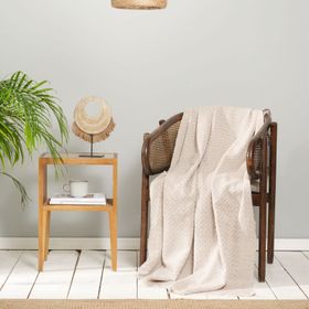 Karaca Home Bety Bej Throw 130x170 cm Koltuk Örtüsü