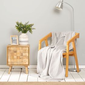 Karaca Home Bety Gri Throw 130x170 cm Battaniye