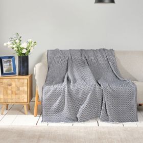 Karaca Home Bety Lacivert Tek Kişilik Koltuk Örtüsü Tv Battaniyesi