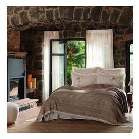 Karaca Home Birdy Kahve Çift Kişilik Çarşaf Set