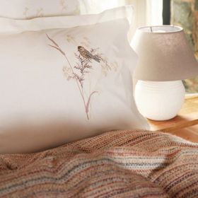 Karaca Home Birdy Kahve Çift Kişilik Çarşaf Set