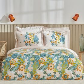 Karaca Home Botanical Yeşil Tek Kişilik Nevresim Takımı