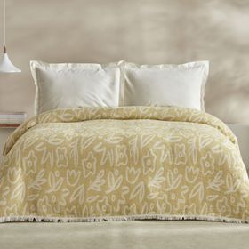 Karaca Home Bouquet Çift Kişilik Müslin Yeşil Pike