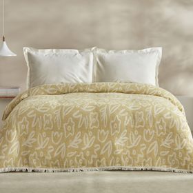 Karaca Home Bouquet Çift Kişilik Müslin Yeşil Pike