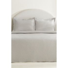 Karaca Home Breeze Soft Gri Çift Kişilik Yatak Örtüsü