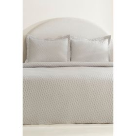Karaca Home Breeze Soft Gri Çift Kişilik Yatak Örtüsü