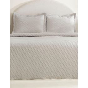 Karaca Home Breeze Soft Gri Çift Kişilik Yatak Örtüsü