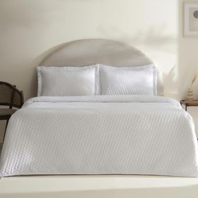 Karaca Home Breeze Soft Offwhite Çift Kişilik Yatak Örtüsü