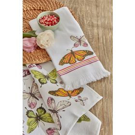 Karaca Home Butterfly Pamuk 2 Parça Mutfak Havlusu
