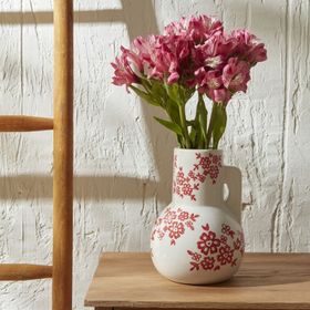 Karaca Home Cannes Kırmızı Vazo