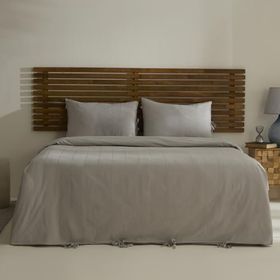 Karaca Home Carmine %100 Pamuk Gri Çift Kişilik Nevresim Takımı