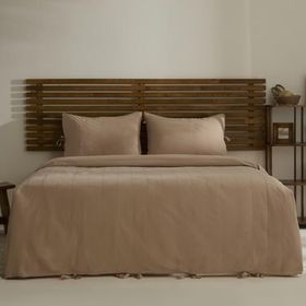 Karaca Home Carmine %100 Pamuk Pudra Çift Kişilik Nevresim Takımı