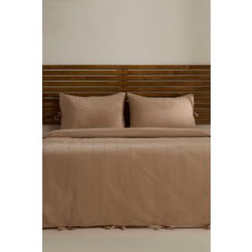 Karaca Home Carmine %100 Pamuk Pudra Çift Kişilik Nevresim Takımı